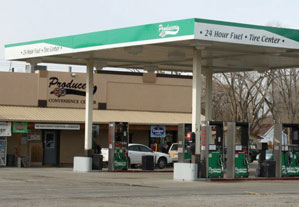 Producers Co Op gasoline station